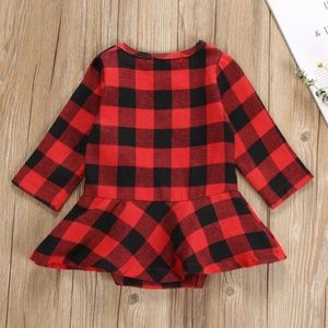 Baby Girl Classic Plaid Dress/Bodysuit